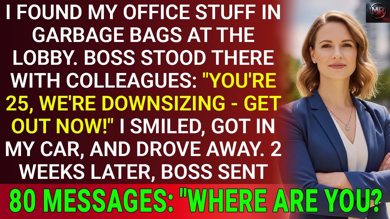 I Came Back From A Business Trip To Find My Office Stuff In Garbage Bags At The Lobby