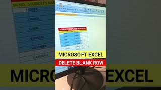 Ms Office Excel  me Blank Row Ko kaise delete  karte hai #excel