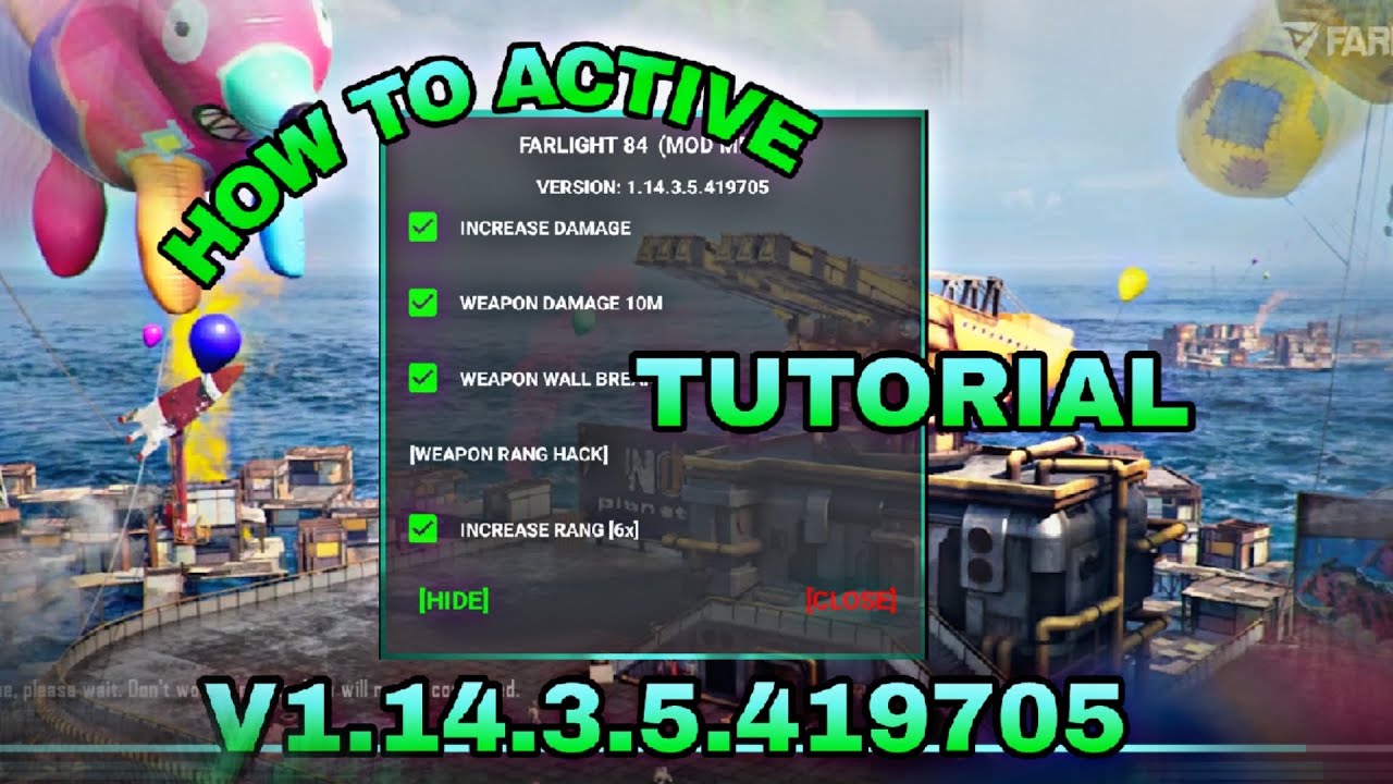 [TUTORIAL] FARLIGHT 84 ||v1.14.3.5.419705|| MOD MENU BY JAYIUZ