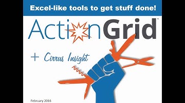 CirrusInsight Plus ActionGrid