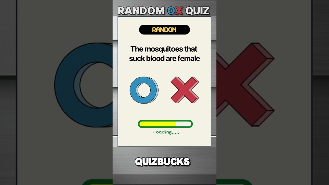 True or False Quiz | OX Quiz : Random Knowledge