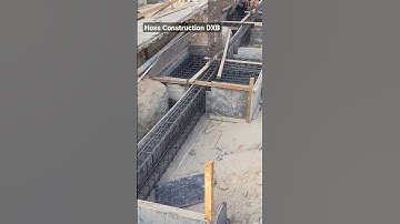 strap footing steel reinforcement #shorts