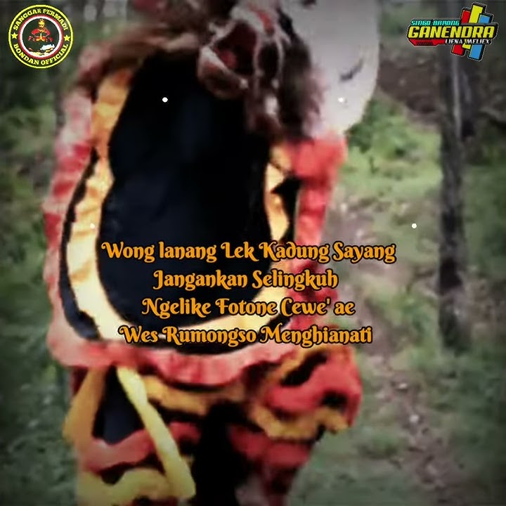 Story WA Njajal 'Kowe Dadi Aku' Cover Goyang Menel Simo Barong Ganendra