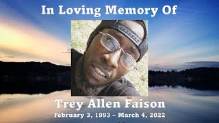 Trey Allen Faison - Funeral Service