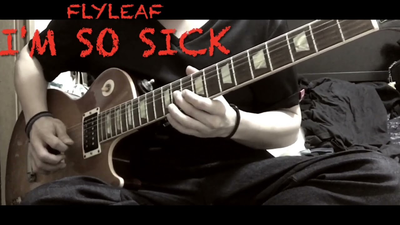 [bs guitar ]flyleaf[i'm so sick]ギター弾いてみた