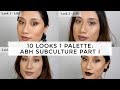 10 Looks 1 Palette Using Subculture Palette by Anastasia Beverly Hills - PART 1 Tutorial