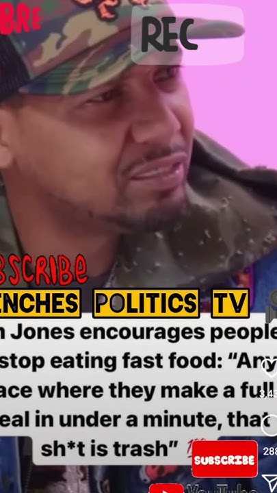 jim-jones-says-u-should-stop-eating-fast-food-jimjones-subscribe-share