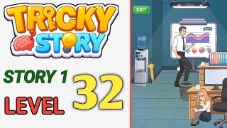 Tricky Story : Story 1 Level 32 Help Karen escape from Ryan Walkthrough