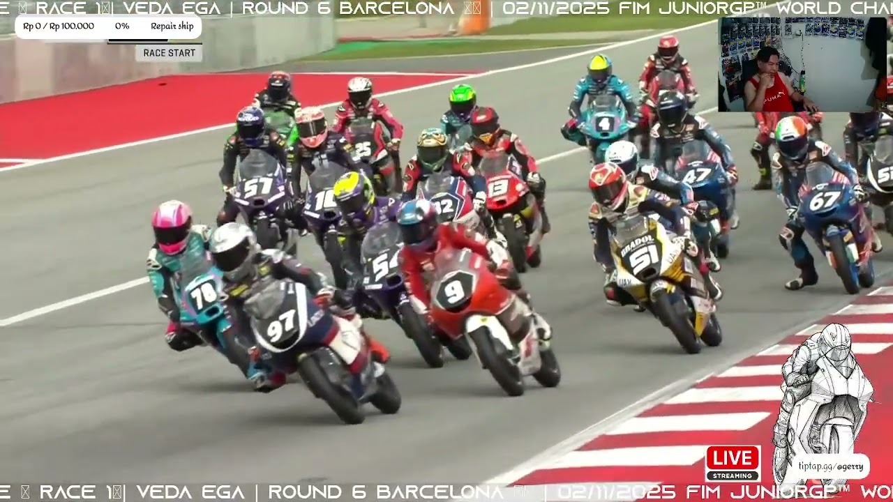 FULL LIVE 🔴 RACE 2🔴| VEDA EGA | Round 6 Barcelona 🇪🇸 | 02/11/2025 FIM JuniorGP™ World Championship |