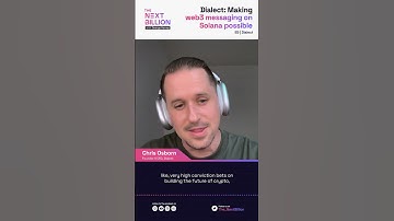 Why Talented Developers are Betting Big on Solana | Dialect | The Next Billion #9 #Shorts
