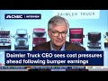 Daimler Truck CEO sees cost pressures ahead following bumper earnings