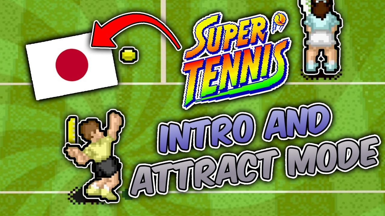 Super Tennis - World Circuit (Japan) SNES - Intro and Attract Mode!!! (HD) (1080p/1440p)