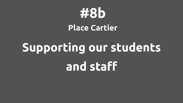 Video 8b - Alan - Supporting our students and staff