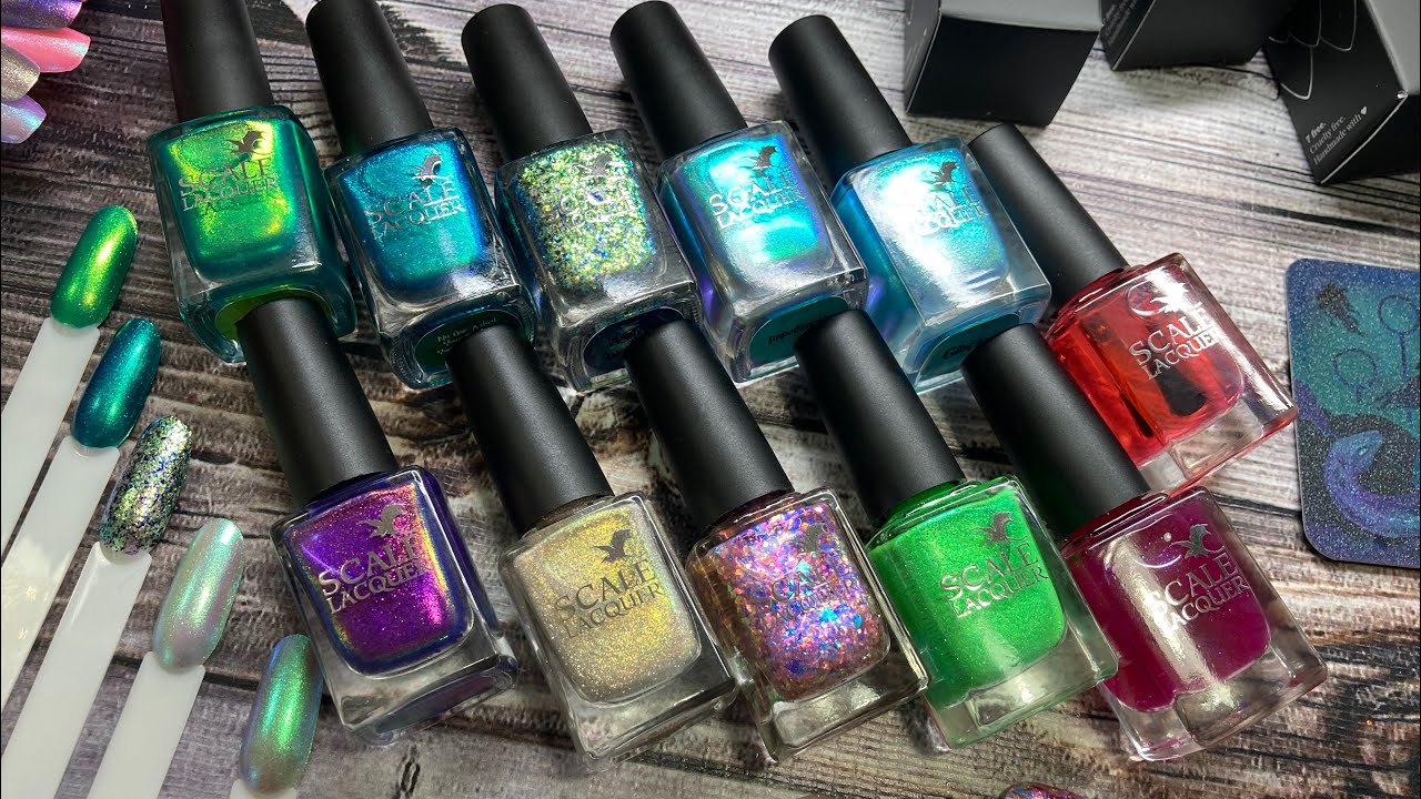 Новинки от Scale lacquer, обычные лаки