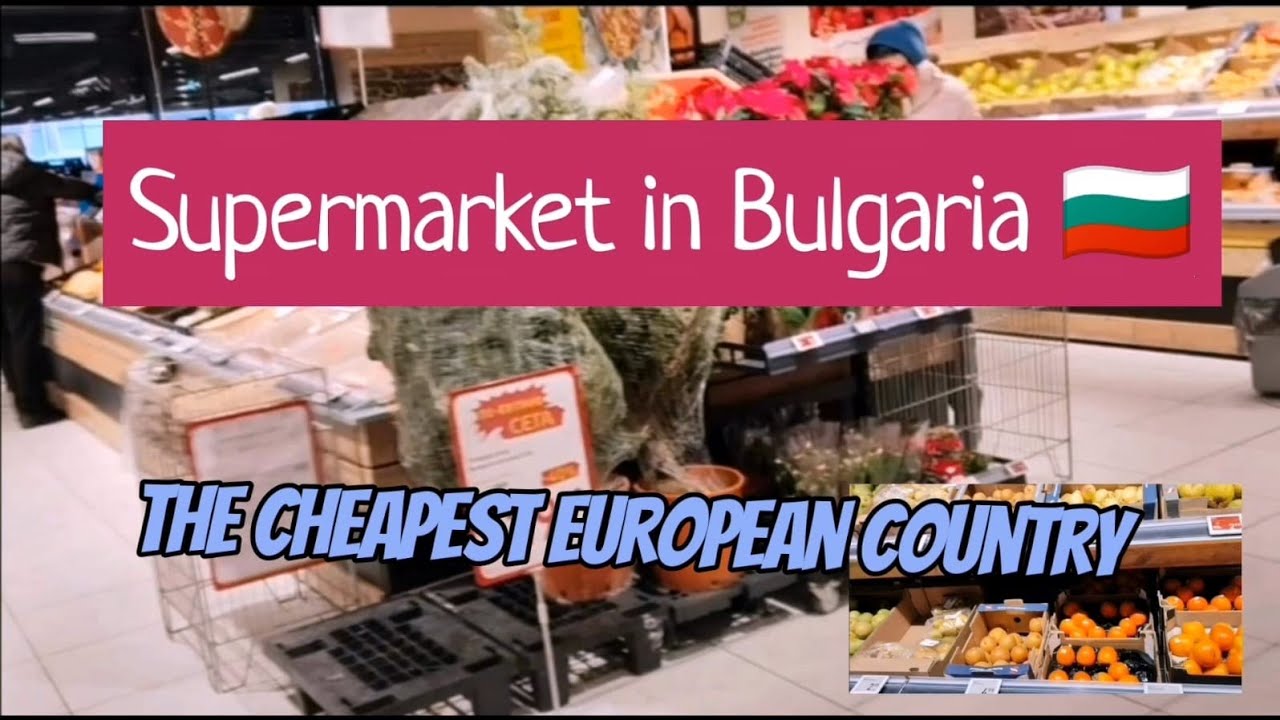 Supermarket in Sofia, Bulgaria 🇧🇬- [4K]City walking tour 2025 || The cheapest European country