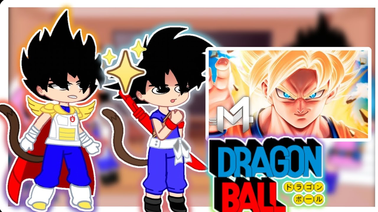 past dragon ball react to a rap by goku super saiyan by 