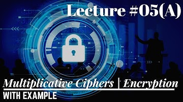 Lec-05(A): How to do Encryption by using Multiplicative Cipher | Example # 01 | Information Security