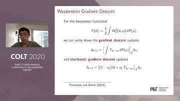 Gradient descent algorithms for Bures-Wasserstein barycenters