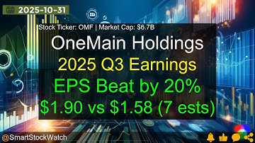OneMain Holdings (OMF|$6.7B) - 2025 Q3 Earnings Analysis