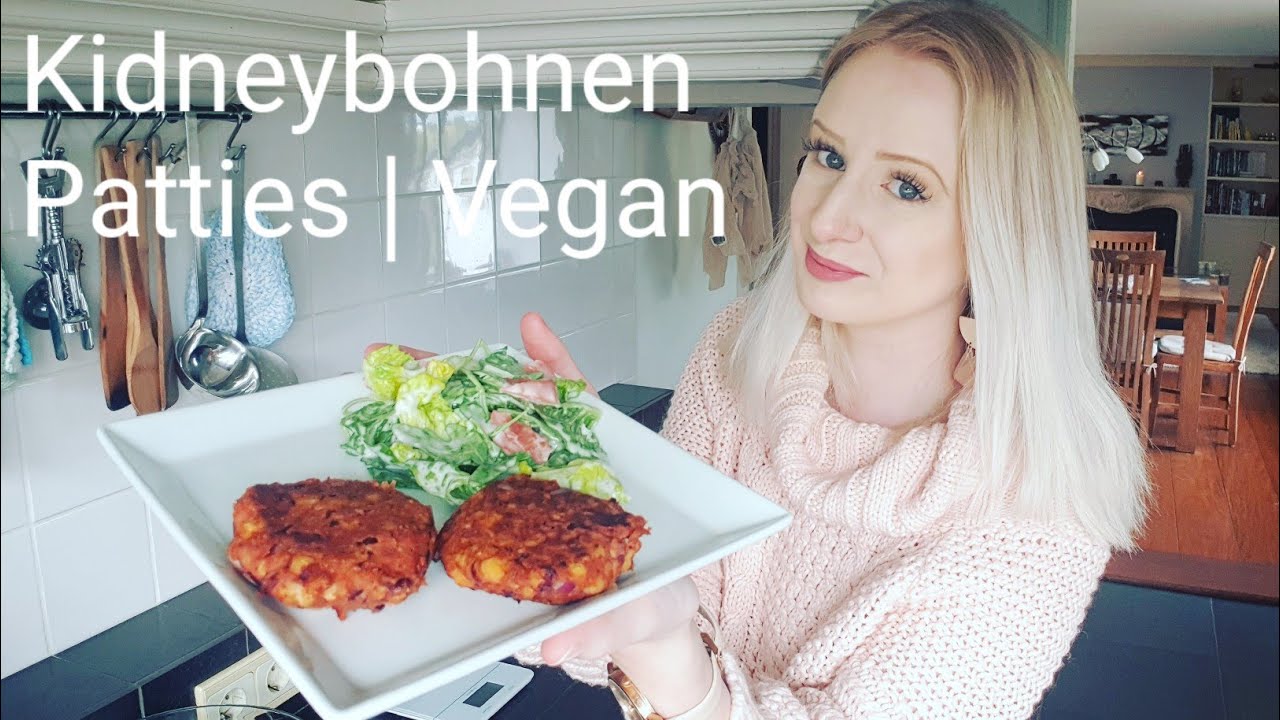 Vegan | Kidneybohnen Patties | vegane Patties | schnell und super lecker