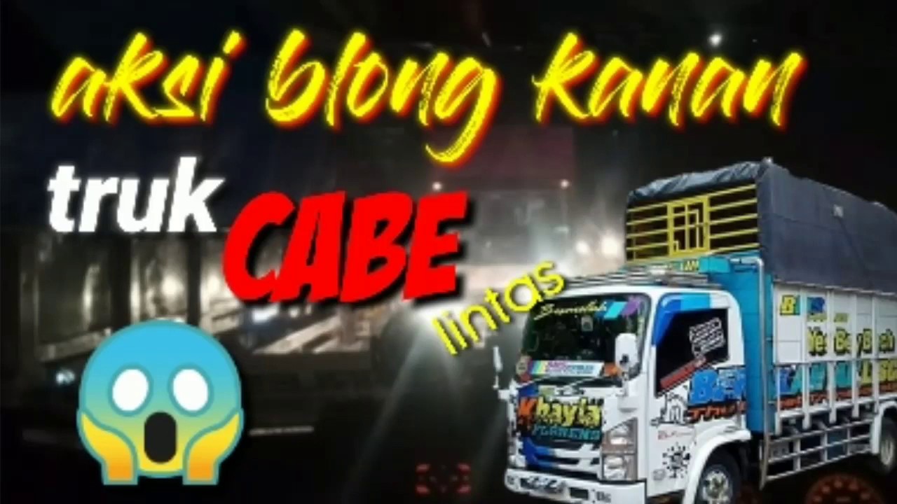 AKSI BLONG KANAN TRUK  CABE  LINTAS HAMPIR  YouTube 