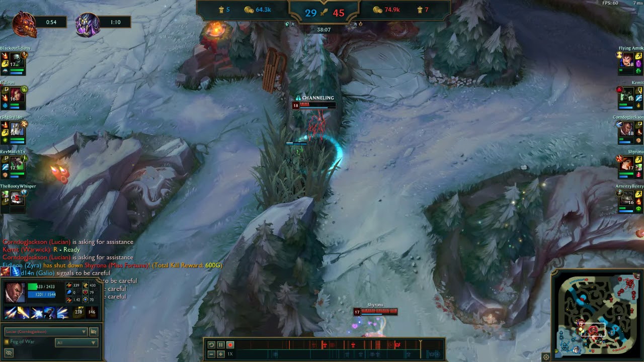 Hilarious Urgot execution LoL