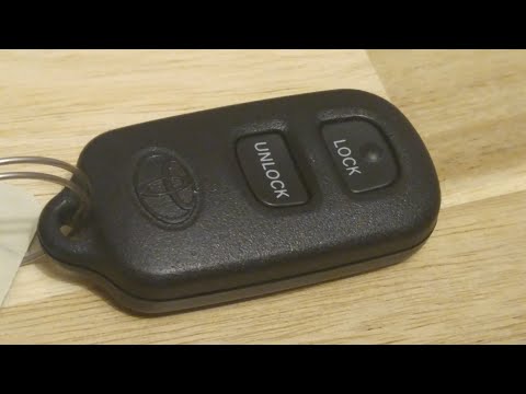 Toyota Tacoma Key Fob Battery Replacement Video