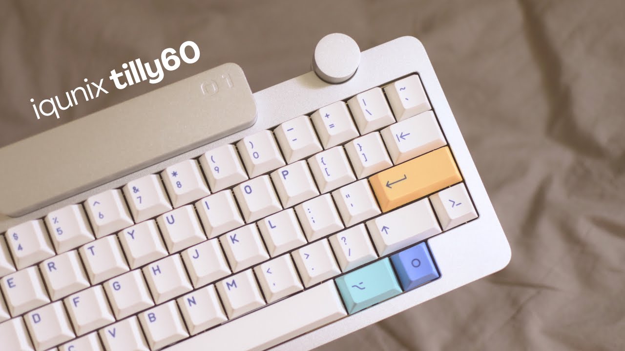 iqunix tilly60 build + sound tests | ktt monochrome chalk