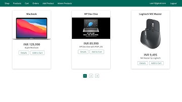 An ecommerce website made using EJS templating engine, NodeJS and ExpressJS
