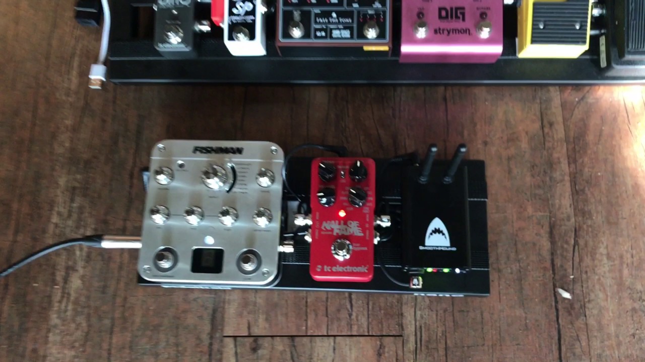 Fishman AURA Spectrum D.I + HOF Reverb Acoustic pedalboard Test/원미사운드