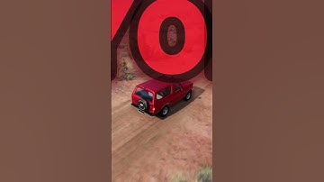 CANYONERO in BeamNG! 🚗🤡 The Simpsons #shorts