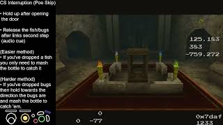 Oot - Forest Temple Cutscene Interruption (Poe Skip) Bufferless Setup