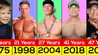 WWE John Cena Transformation From 1 to 46 Years Old Resimi