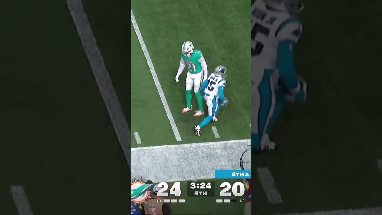 Джимми Хорн-младший рассказывает о своем ВЕЛИКОМ приеме на четвертом дауне