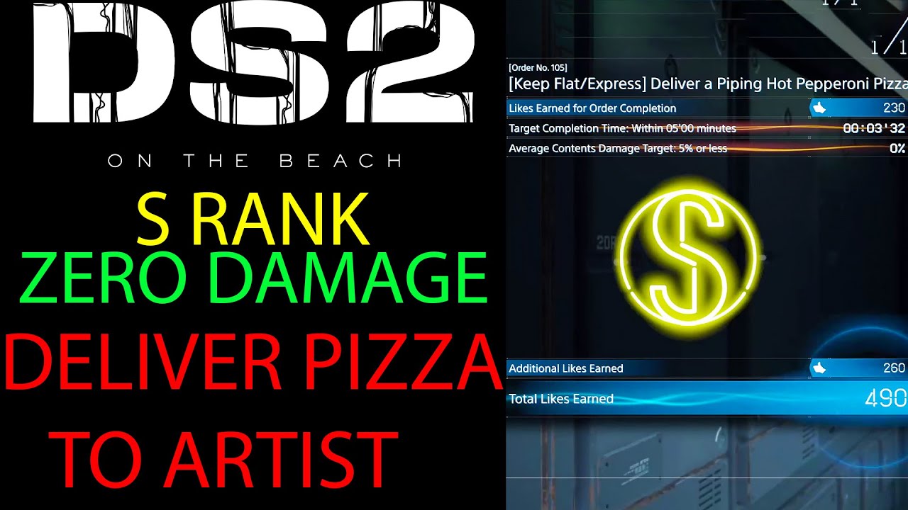 How To Deliver Pizza To Architect With S Rank Zero Damage - Death Stranding 2