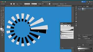 How to create a radial column chart It’s easy, only using illustrator 👍🏻