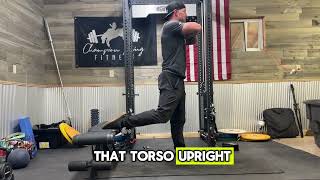 Bodyweight Rear Foot Elevated Split Squat