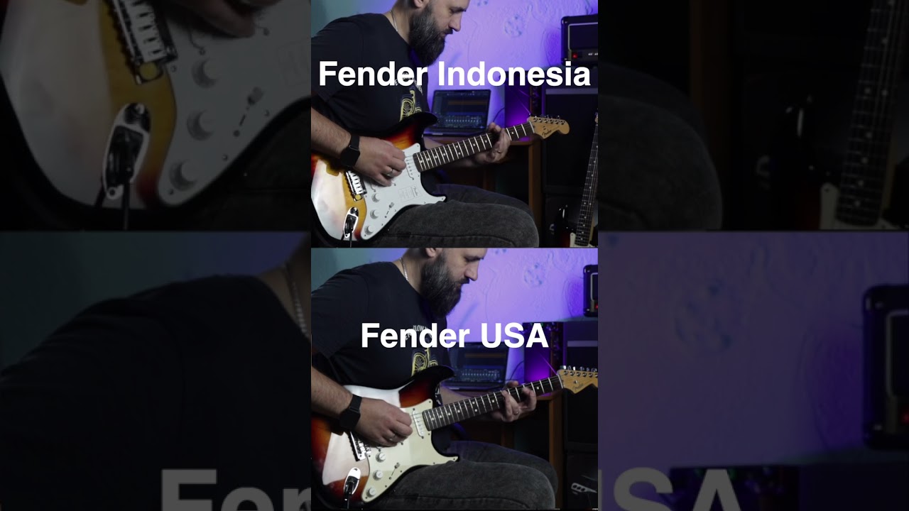Fender Strat USA vs Indonesia – Can You Hear the Difference? 🎸🇺🇸🇮🇩