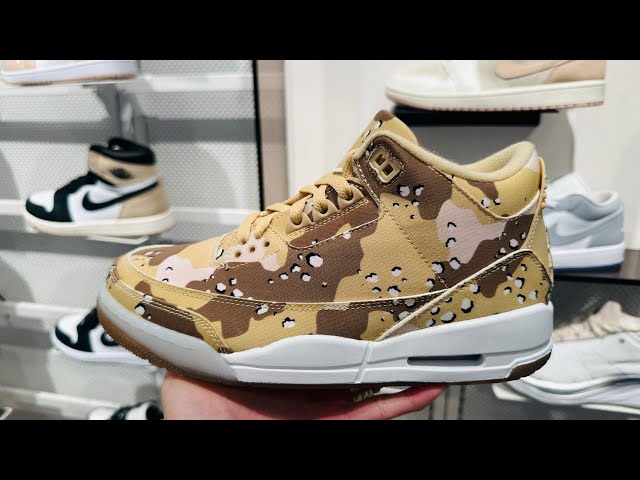 Air Jordan 3 Retro Tex Desert Camo Women's - YouTube