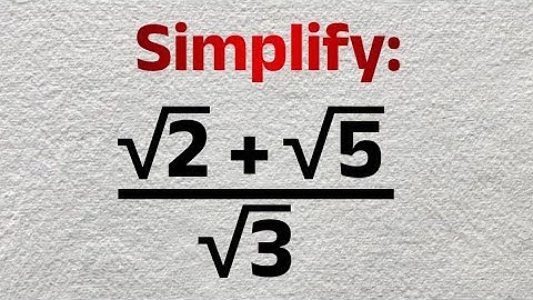 Calculator Is NOT Allowed! Can You Simplify This Radical Expression? | Rationalisation - SAT Math