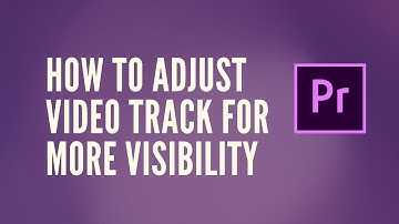 How to adjust video track height on adobe premiere pro