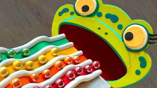 Marble Run Plasticine Haba Slope Yellow Frog Pop Tubes Train Amakandu V006 screenshot 3