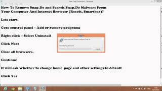 How to remove snap.do from Google Chrome?