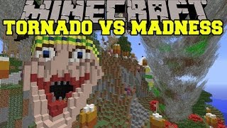 TORNADO MOD VS MADNESS MEDLEY - Minecraft Mods Vs Maps (Storms & TNT) screenshot 4