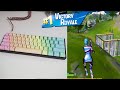 【実写】世界に1つしかないキーボードを作ってフォートナイトしてみた