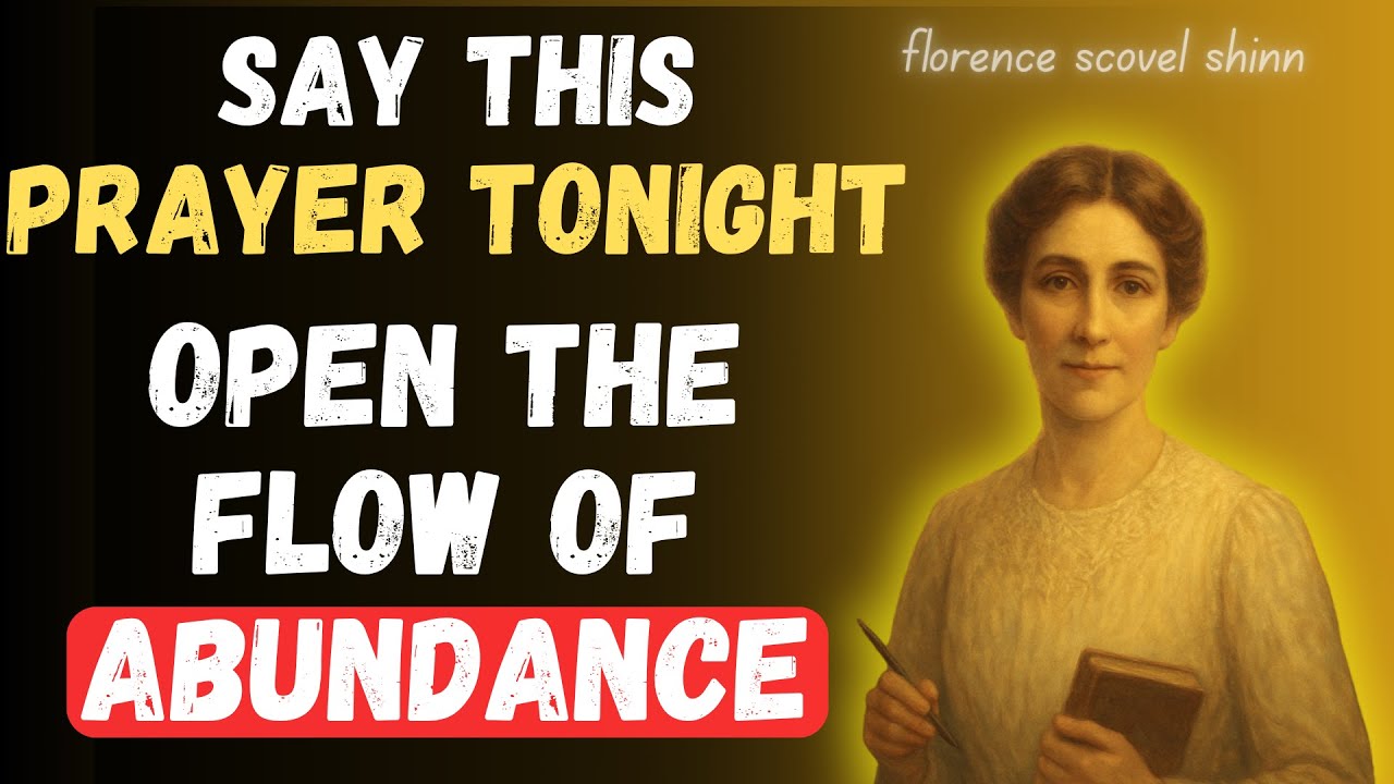 Say This Prayer Tonight 🌙✨ | Florence Scovel Shinn’s Divine Prosperity Prayer