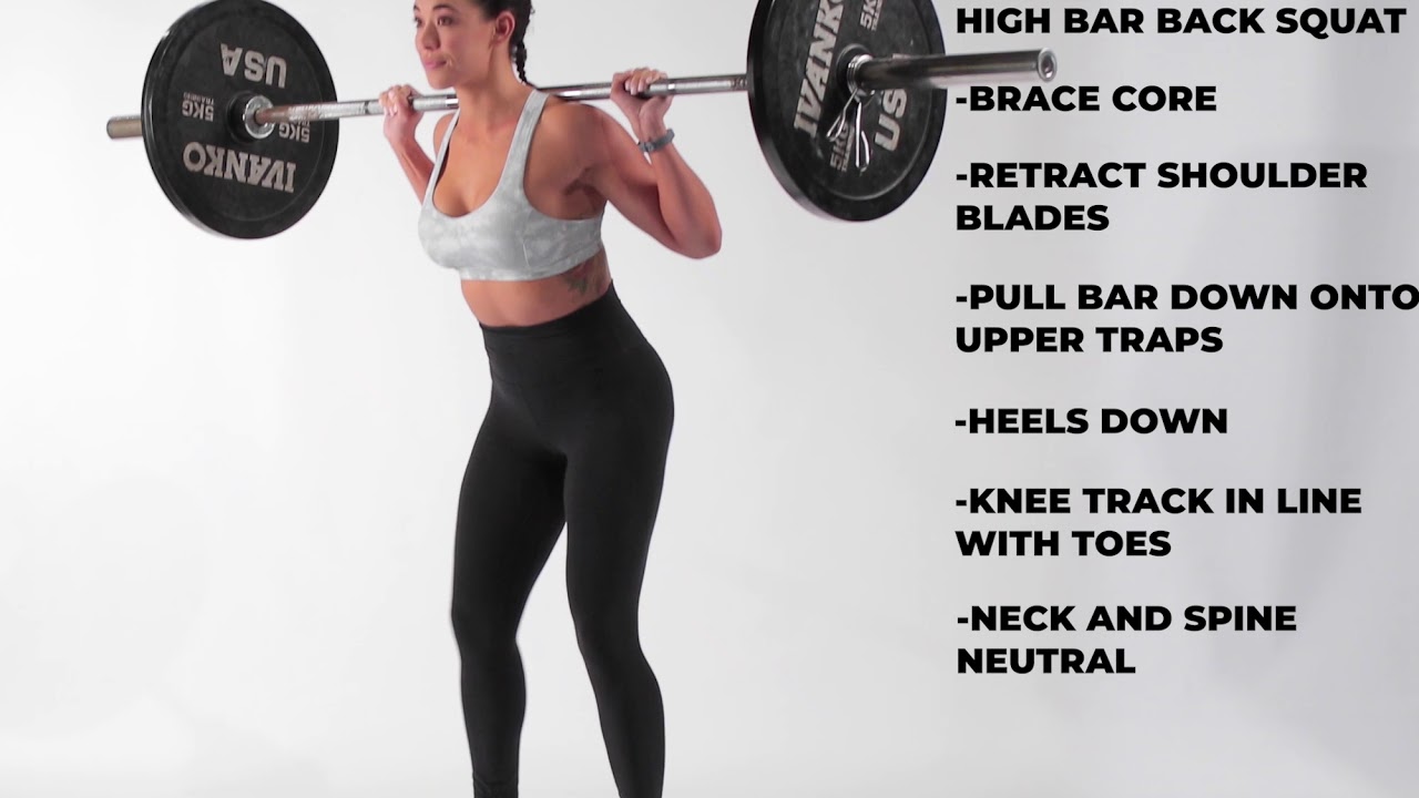 High Bar Back Squats YouTube