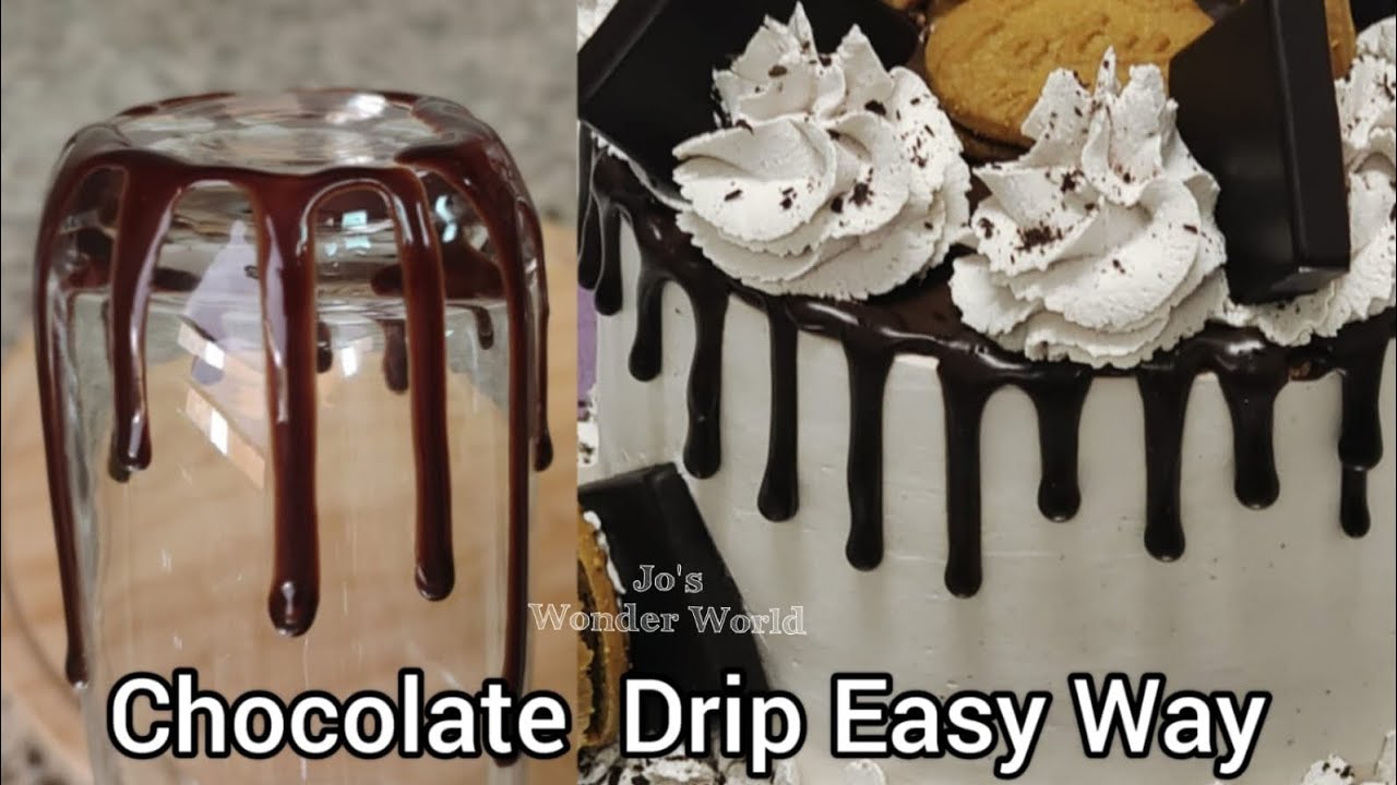 How to make Chocolate Ganache The Best Chocolate Drip Recipe with 3
