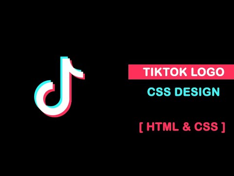 Create Tiktok Logo Using CSS - Pure CSS Logo Tutorial