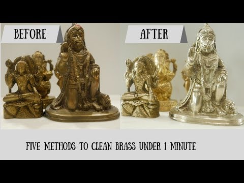 How To Clean Brass  | 5 Easy Brass Cleaning Ideas | Priyanka Uppal